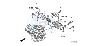 CB600FAA Europe Direct - (ED / ABS 25K) drawing THERMOSTAT