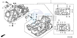 VTR2509 U drawing CRANKCASE