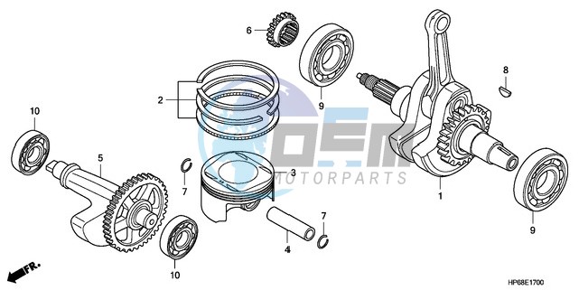 CRANKSHAFT/PISTON