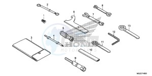 CB500FAD CB500F ABS Continue » UK - (E) drawing TOOLS