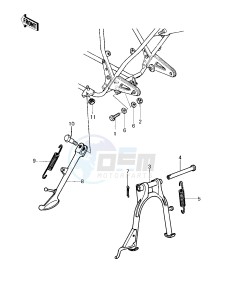 KZ 650 E [LTD] (E1) [LTD] drawing STANDS