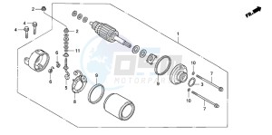 CBF1000 drawing STARTING MOTOR