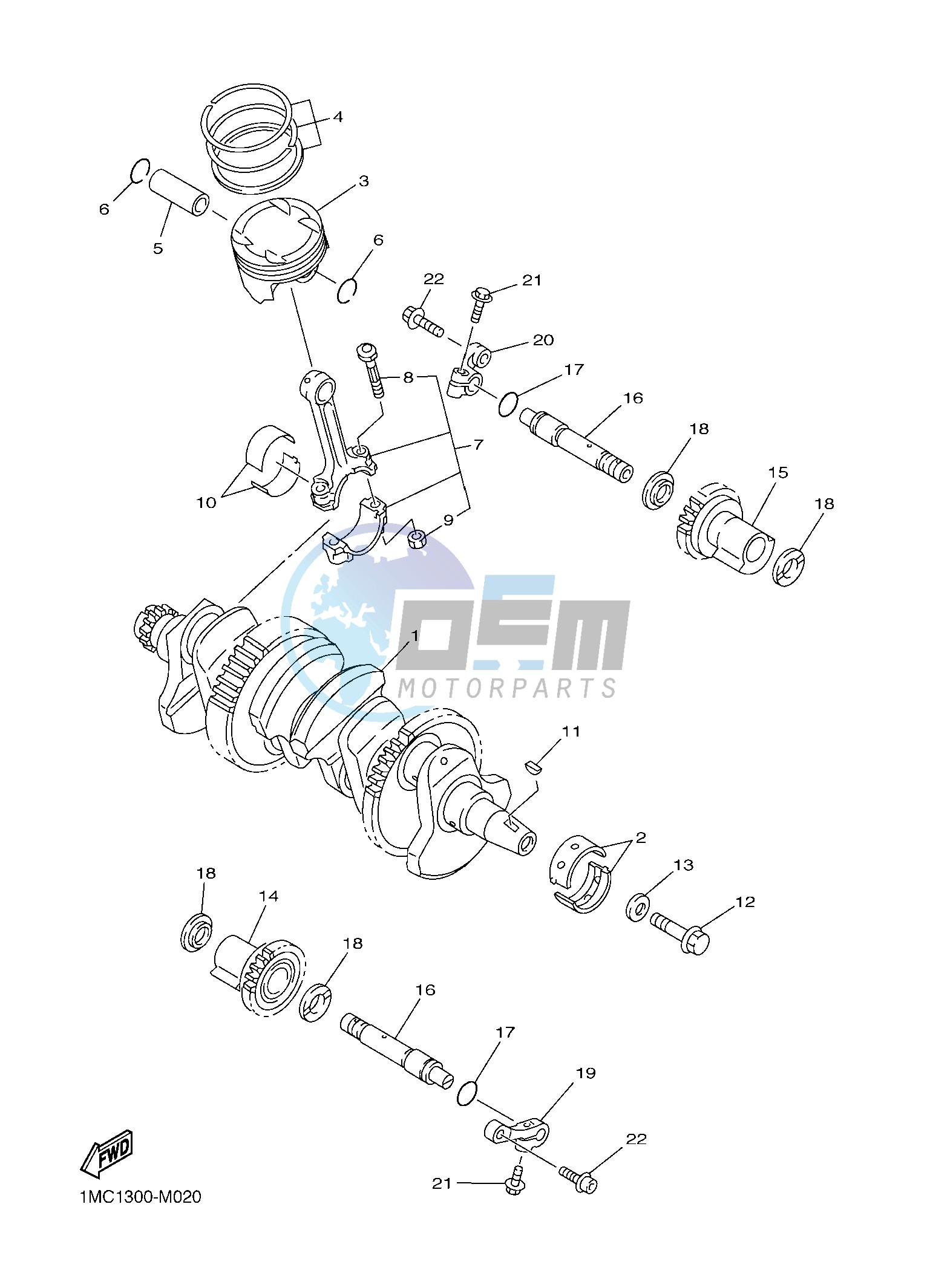 CRANKSHAFT & PISTON