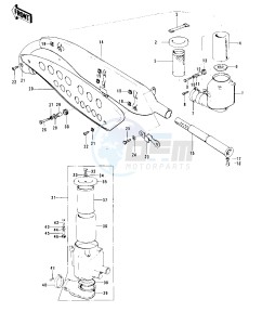 F11 (-A) 250 drawing AIR CLEANER_MUFFLER -- 73-75 F11_F11-A_F11-B- -