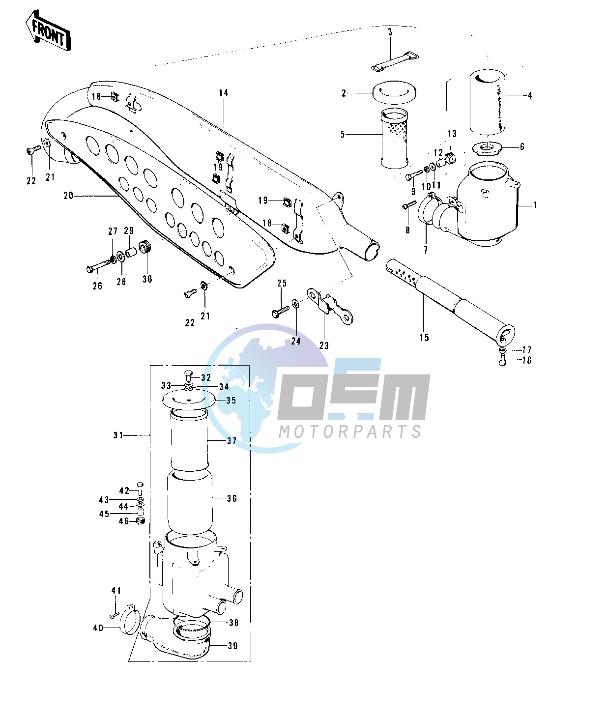 AIR CLEANER_MUFFLER -- 73-75 F11_F11-A_F11-B- -