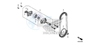 TRX250TEG TRX250T Europe Direct - (ED) drawing OIL PUMP