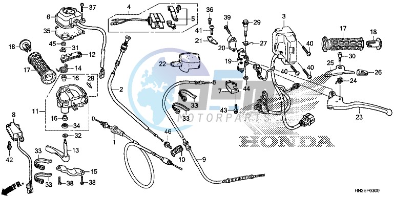 HANDLE LEVER/ SWITCH/ CABLE