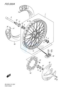 RM-Z450 EU drawing FRONT WHEEL