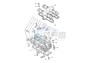 XJR 1300 drawing CYLINDER HEAD