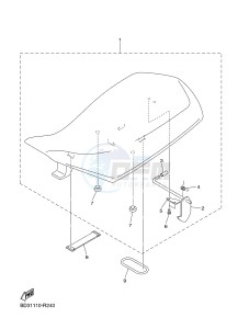 YFM90R YFM09RYXG (BD33) drawing SEAT