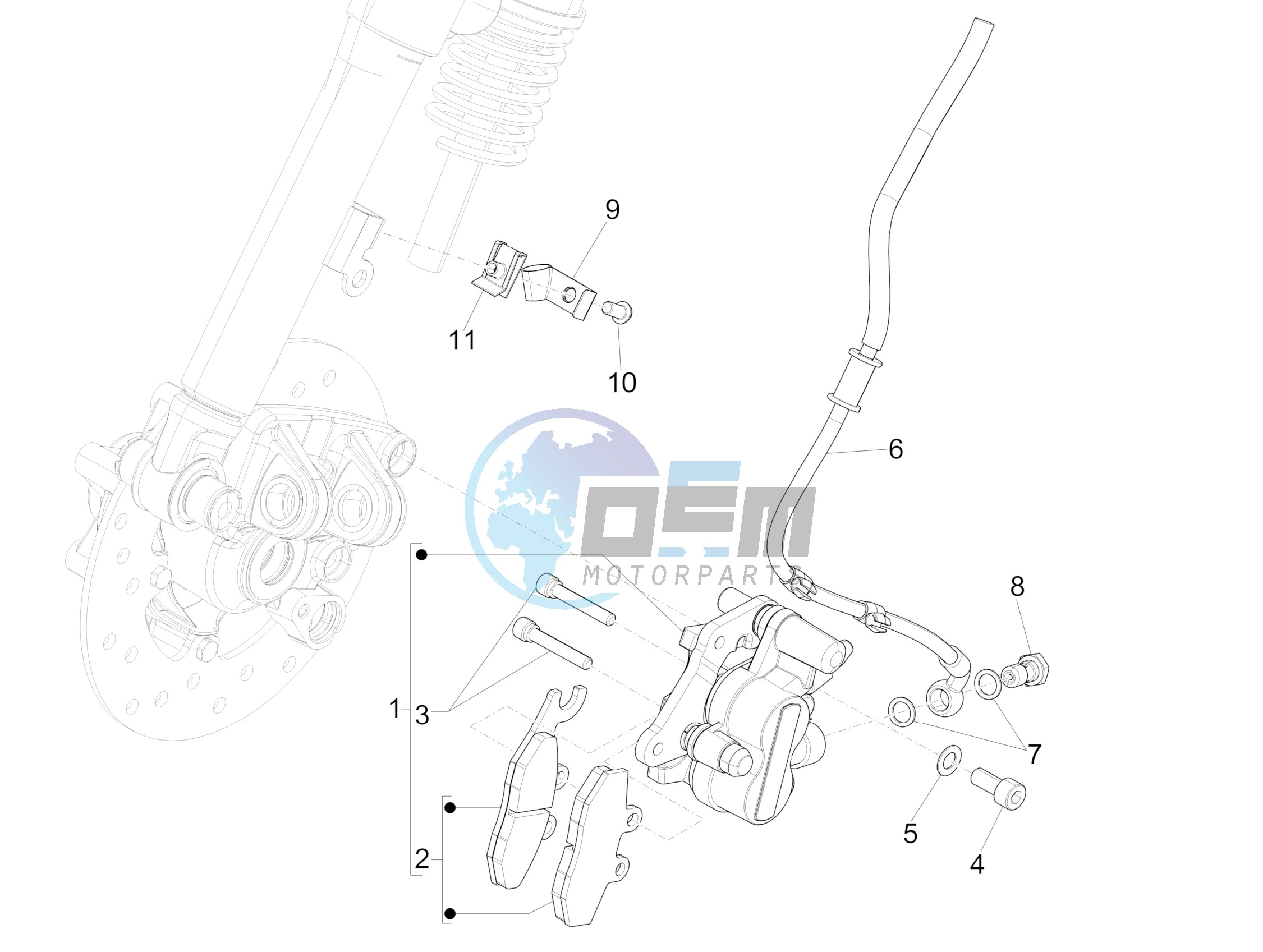 Brakes pipes - Calipers