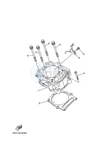 YFM700R YFM70RSBK (2LSN) drawing CYLINDER