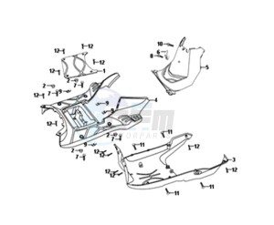 ORBIT II 50 25KMH (L8) NL drawing FLOOR PANEL /  FRAMECOVER