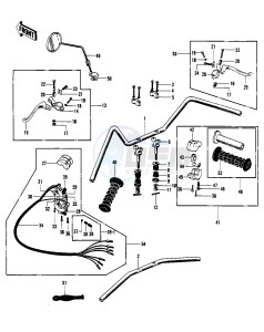 H1 C [MACH III] (-C) 500 [MACH III] drawing HANDLEBAR -- H1_A_C- -