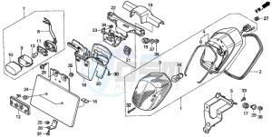 NV750C2 drawing TAILLIGHT