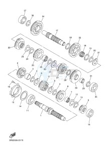 FJR1300AE FJR1300-AE (2PD1 2PD2 2PD6) drawing TRANSMISSION