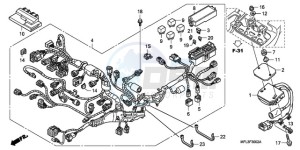 CBR1000RA9 UK - (E / ABS MME) drawing WIRE HARNESS (CBR1000RA)