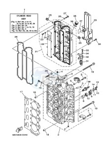 F115TLRC drawing CYLINDER--CRANKCASE-2