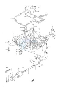 DF 140 drawing Engine Holder DF 140T (S/N 682149 & Newer) DF 140Z (S/N 680234 & Newer)