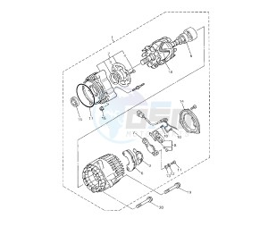 XJR 1300 drawing GENERATOR