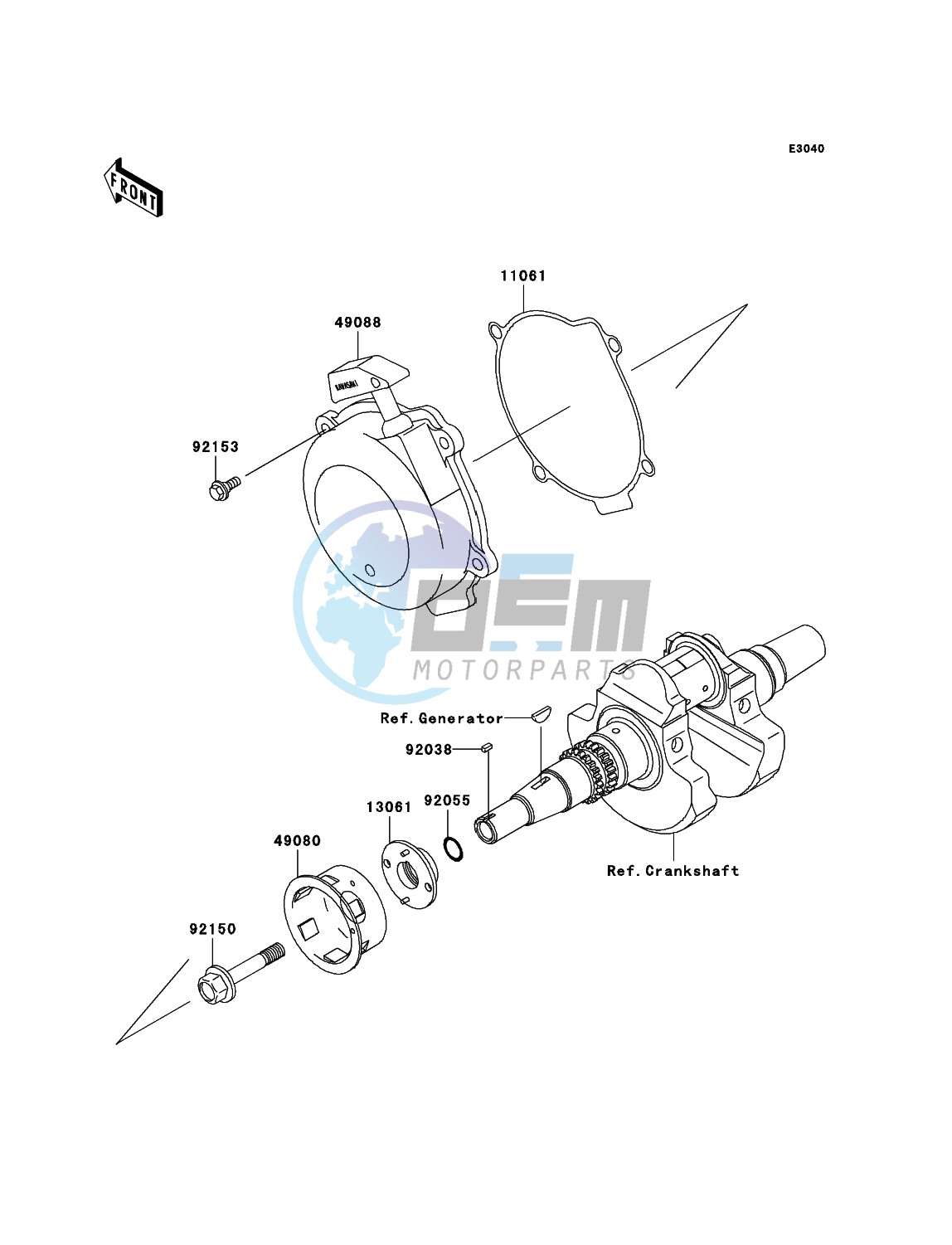 Recoil Starter(-VF650AE640351)