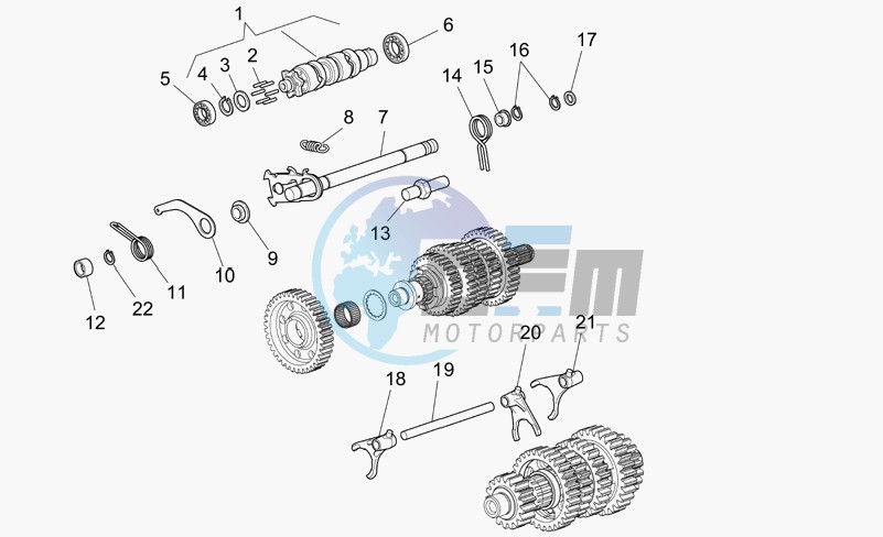 Gear box selector