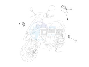 storm 50 drawing Remote control switches - Battery - Horn