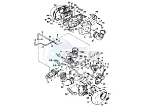 XV VIRAGO 1100 drawing INTAKE FOR CH, A