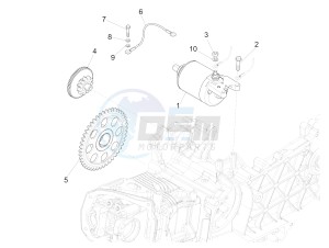 Liberty 150 iGET 4T 3V ie ABS (NAFTA) drawing Stater - Electric starter