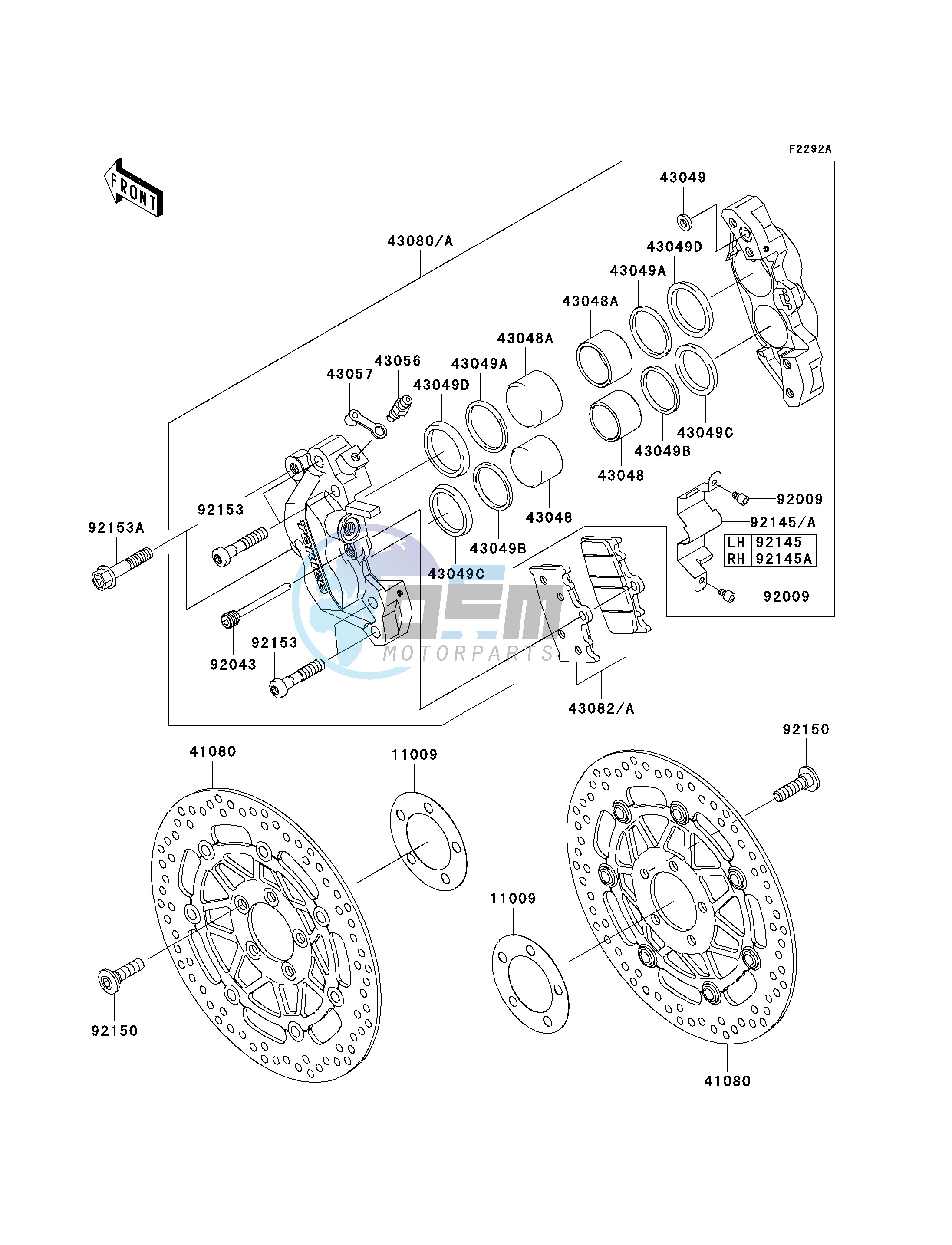 FRONT BRAKE-- E12_E13- -