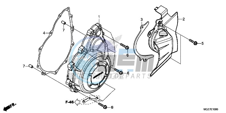 A.C. GENERATOR COVER