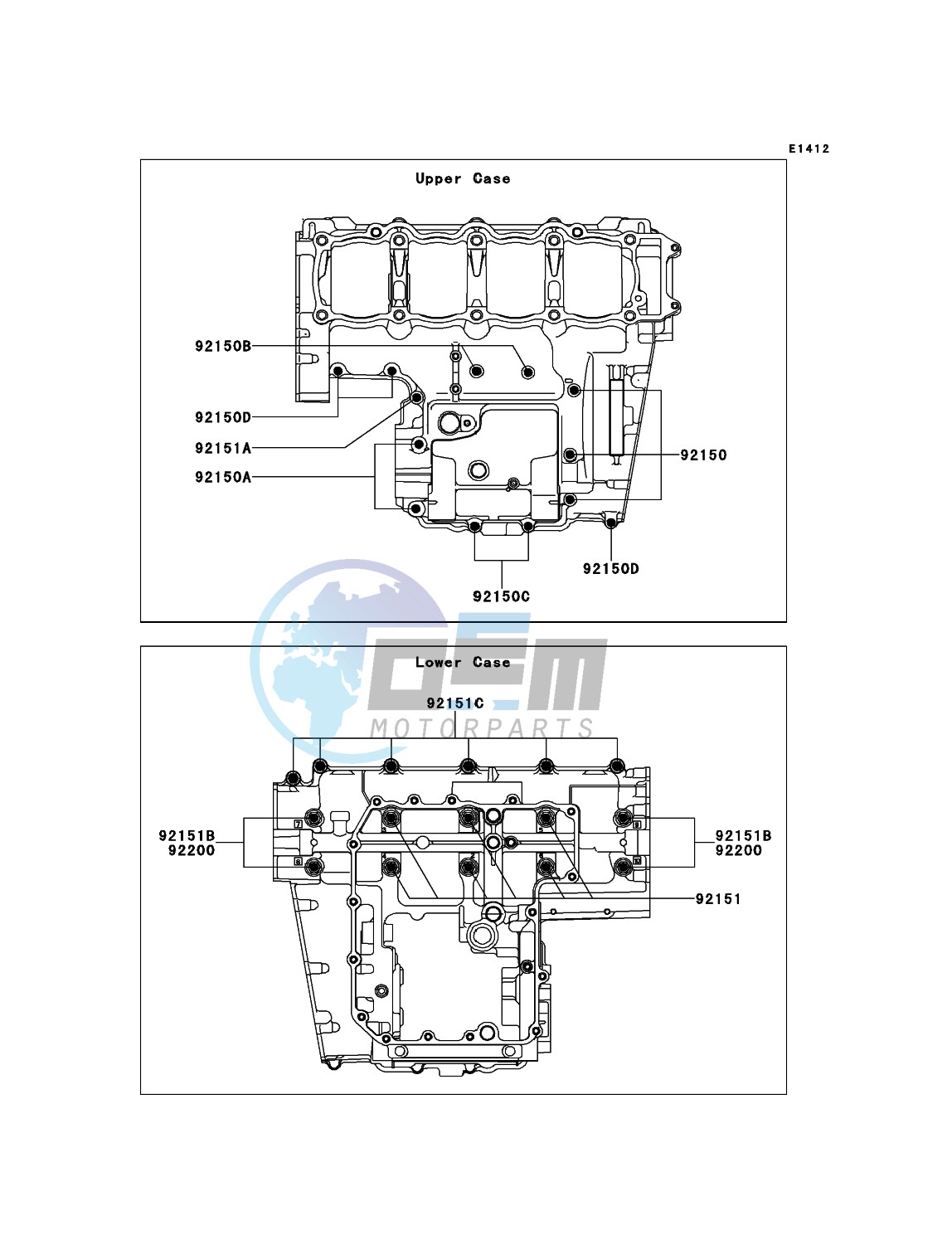 Crankcase Bolt Pattern