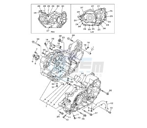 XV A MIDNIGHT STAR 1900 drawing CRANKCASE