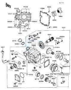 ZG 1000 A [CONCOURS] (A4-A6 A4 ONLY CAN) [CONCOURS] drawing FRONT BEVEL GEAR