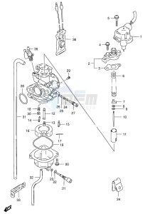 AE50 (E71) drawing CARBURETOR