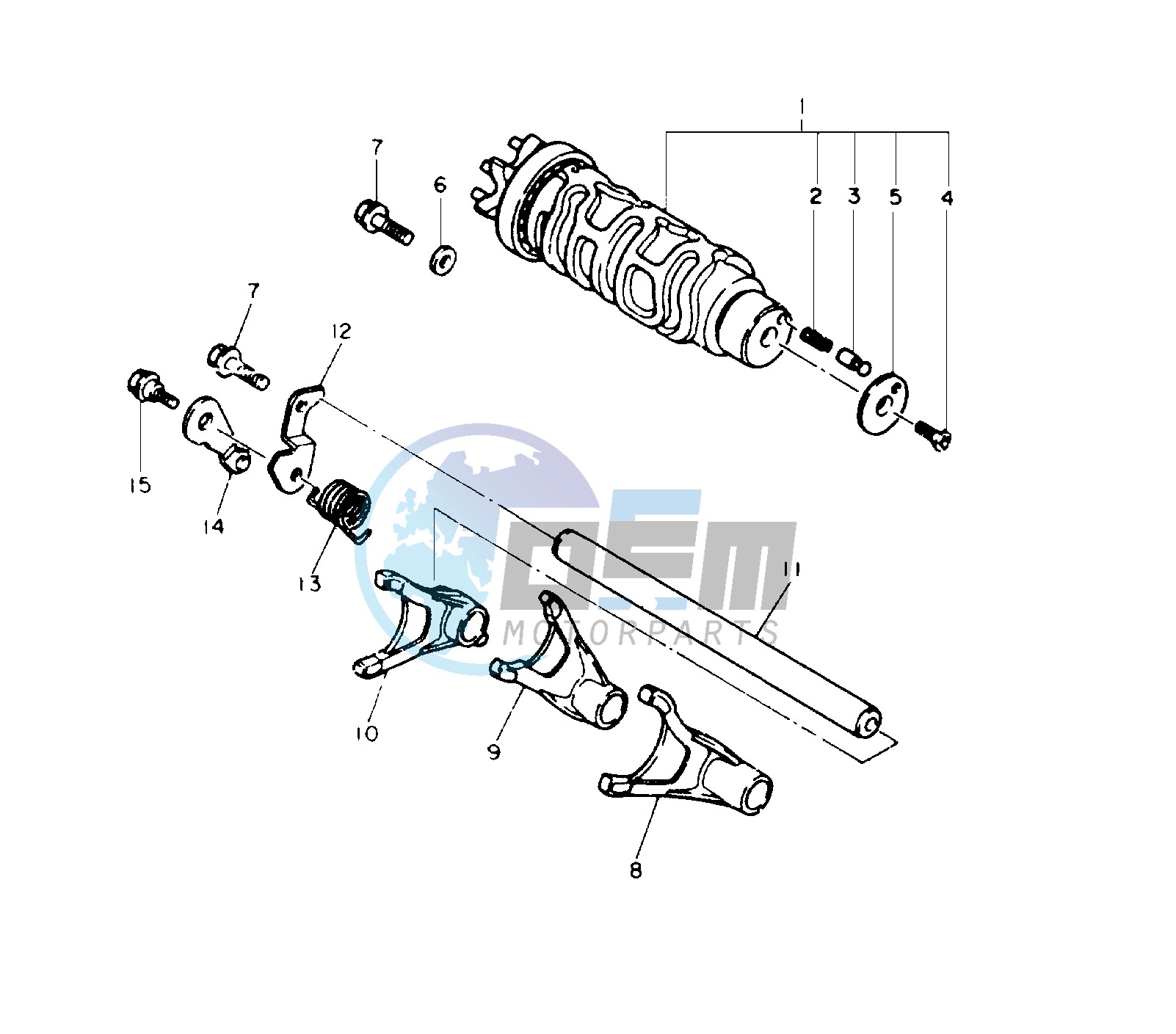 SHIFT CAM AND FORK