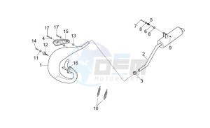 RX 50 drawing Exhaust pipe