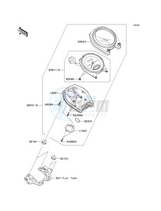 VN 2000 A [VULCAN 2000] (A6F-A7F) A6F drawing METER-- S- -