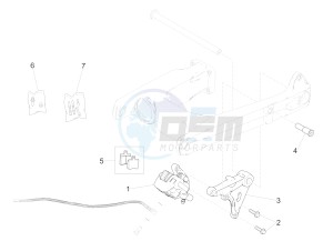 V9 Roamer 850 (USA) drawing Kaliper rem belakang