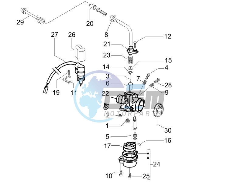 Carburetors components