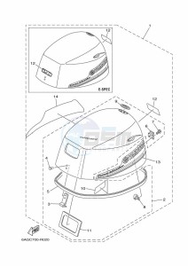 F15CEHL drawing FAIRING-UPPER