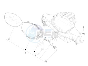 FLY 150 (NAFTA) drawing Meter combination - Cruscotto