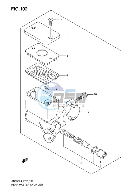 REAR MASTER CYLINDER