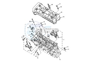 FZS FAZER 1000 drawing CYLINDER HEAD