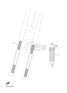 WR250F (2GB7 2GB8 2GB9) drawing ALTERNATE FOR CHASSIS