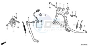 GL18009 France - (F / AB CMF NAV) drawing STAND