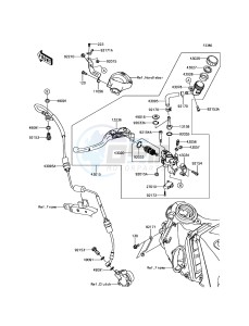 ZZR1400 ABS ZX1400JGF GB XX (EU ME A(FRICA) drawing Clutch Master Cylinder