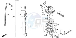 CRM75R drawing CARBURETOR