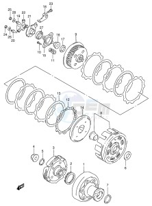 LT-F500F (E3-E28) drawing CLUTCH