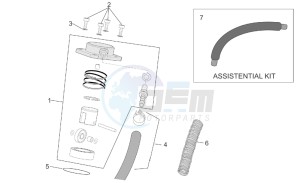 Scarabeo 50 Di-Tech drawing Compressor